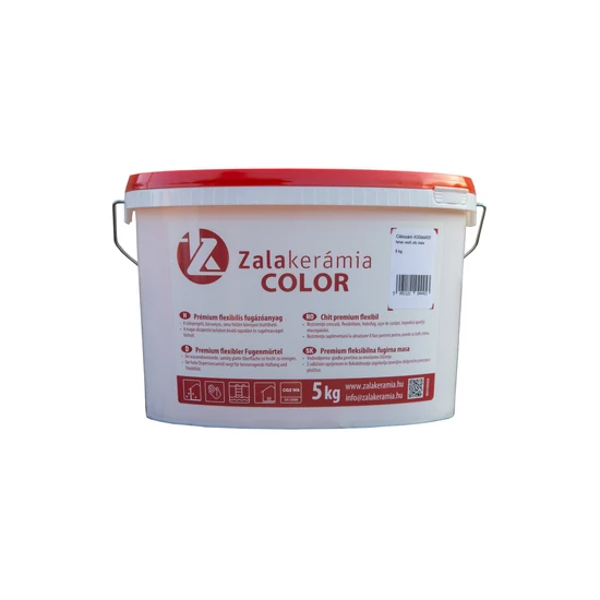 Zalakerámia Color fugázó 5kg fehér
